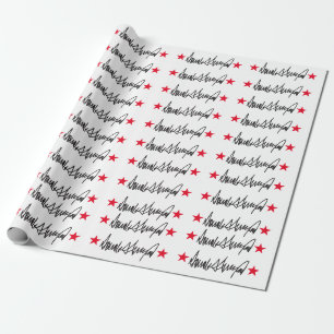 Trump Signature Wrapping Paper