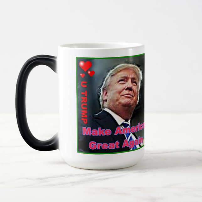 Trump Slogans Morphing Mug (Left)
