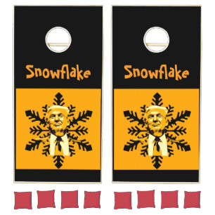 Trump/Snowflake Cornhole Set