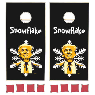 Trump/Snowflake Cornhole Set