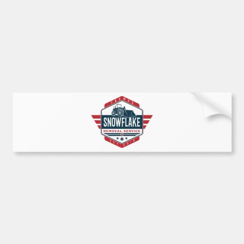 TRUMP Snowflake Removal Service Election Novelty Bumper Sticker