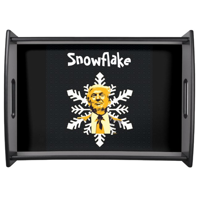 Trump/Snowflake Serving Tray (Front)