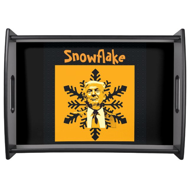 Trump/Snowflake Serving Tray (Front)