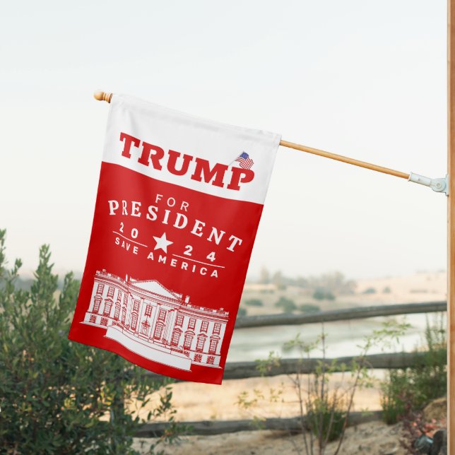 TRUMP Speaker of the House 2023 President 2024 House Flag (Insitu (Back))