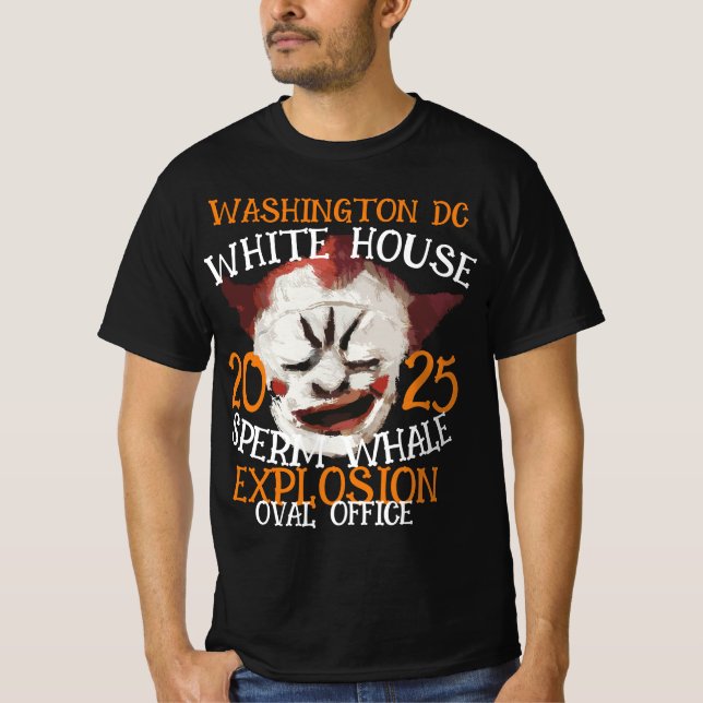 TRUMP Sperm Explosion Nuclear Bunker 2026 T-Shirt (Front)