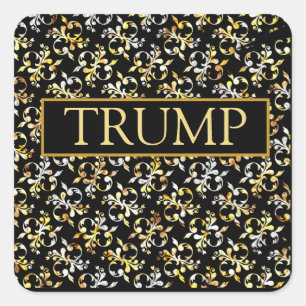 Trump square sticker