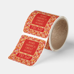 TRUMP SQUARE STICKER