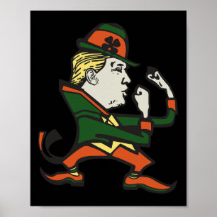 Trump St. Paddy's Funny Trump St Patrick's Day Poster