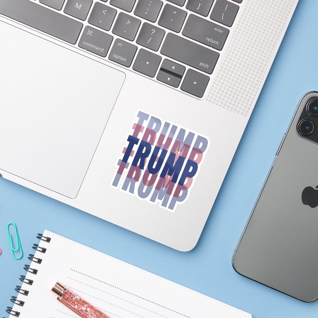 Trump Sticker (Laptop w/ iPhone)