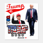 Trump Stickers Patriotic Decals Donald Trump 2020 (Sheet)