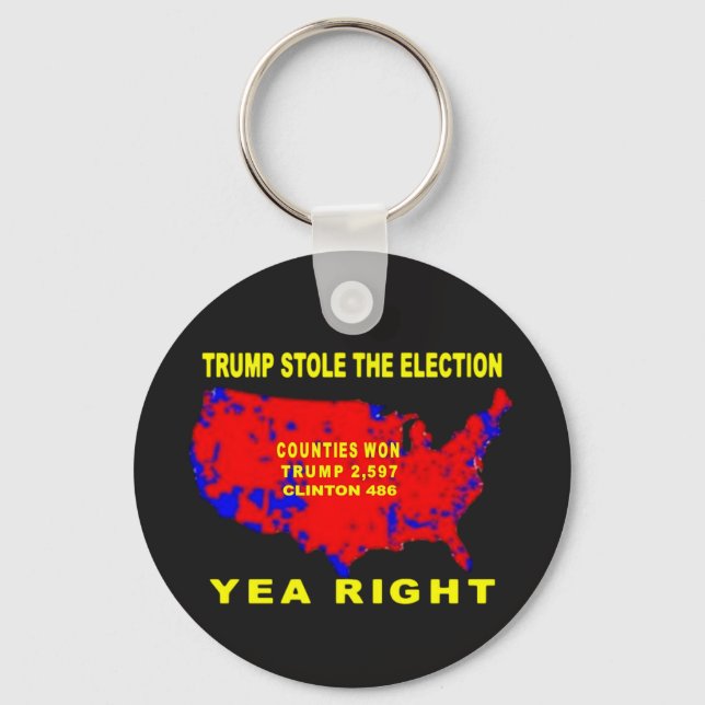 TRUMP STOLE THE ELECTION KEYCHAIN (Front)