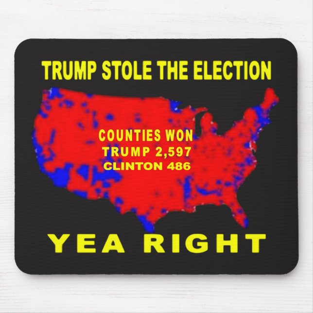 TRUMP STOLE THE ELECTION MOUSE PAD (Front)