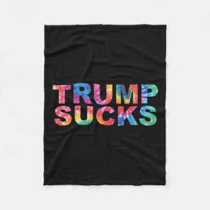 Trump Stop Pretending Your Racism Is Patriotism 1 Fleece Blanket