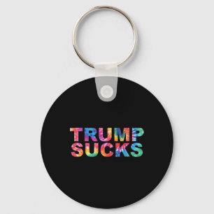 Trump Stop Pretending Your Racism Is Patriotism 1  Keychain