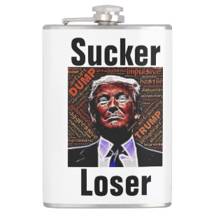 Trump Sucker/Loser Flask