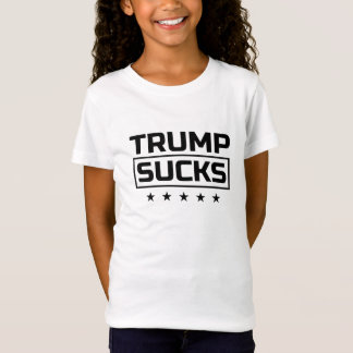 Trump Sucks black font T-Shirt