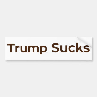 Trump Sucks Bumper Sticker