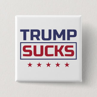 Trump Sucks colored Font Button