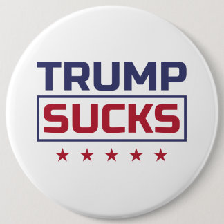 Trump Sucks colored Font Button