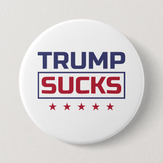 Trump Sucks colored Font Button