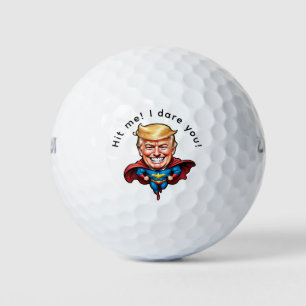 Trump Super Hero Personalize Golf Balls