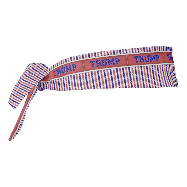 Trump Support Patriotic Head Scarf Tie Headband (Rotate 270)