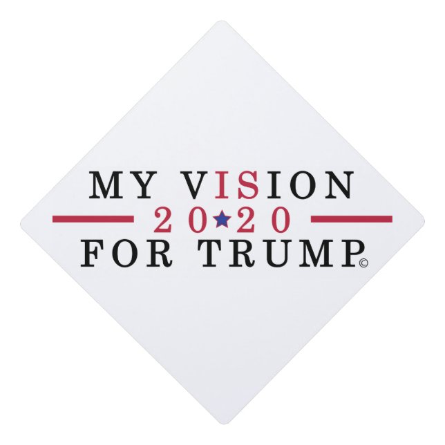 Trump Supporter Graduation Cap (Front)