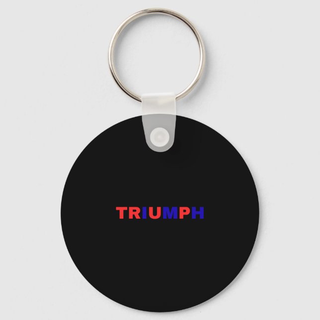 Trump Supporter Triumph  Keychain (Front)