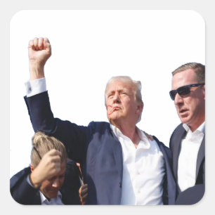 Trump Survivor! Take America Back 2024 Square Sticker