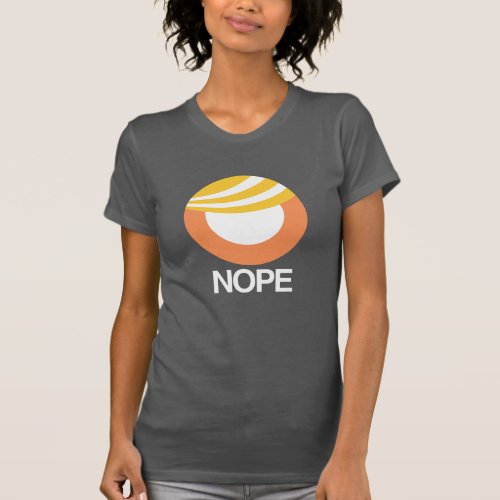 TRUMP SYMBOL _ NOPE __ Anti_Trump Design _ _ white T_Shirt