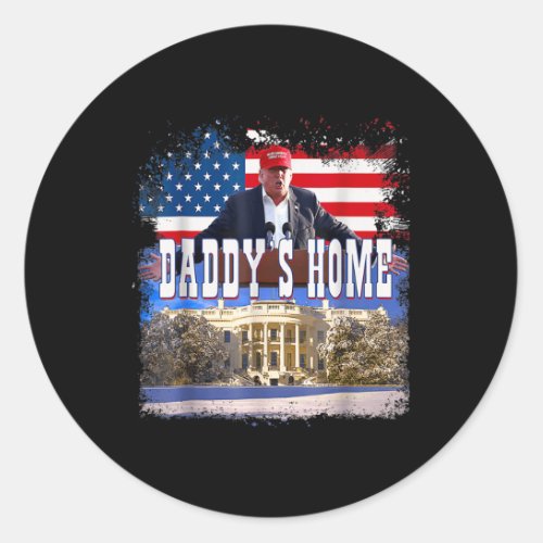 Trump Take America Back 1  Classic Round Sticker