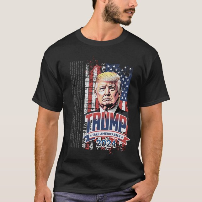 Trump Take America Back 2024 T-Shirt (Front)