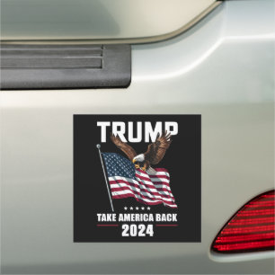 Trump Take America Back American Election 2024 Car Magnet