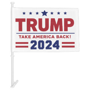Trump take America back Car Flag