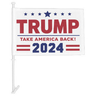 Trump take America back Car Flag