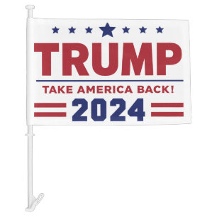 Trump Take America Back Custom Car Flag