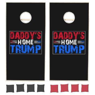 Trump Take America Back Daddy's Home  Cornhole Set