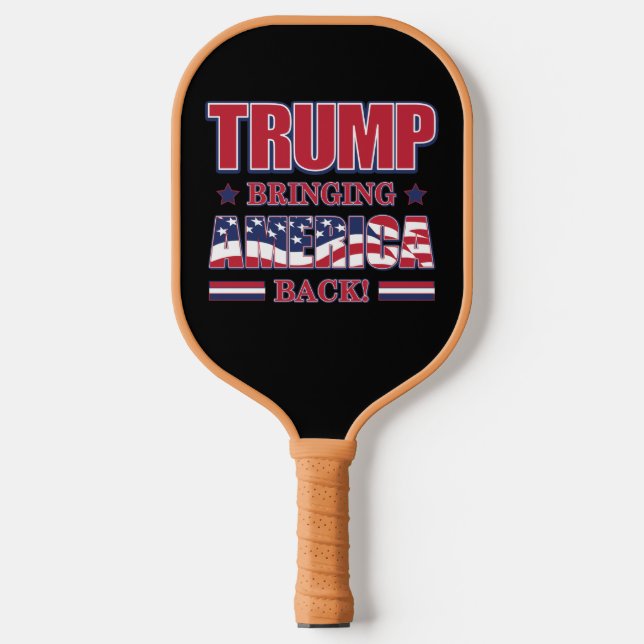 Trump - Take America Back Pickleball Paddle (Front)