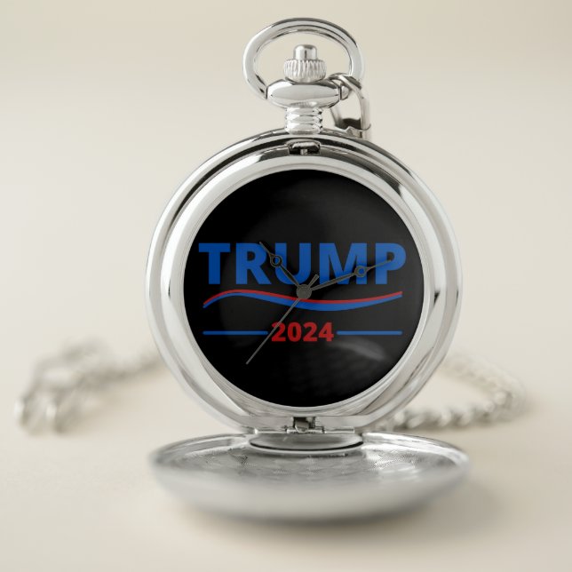trump take America back Pocket Watch (Inside)
