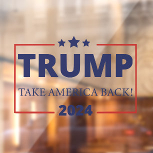 Trump Take America Back Window Cling