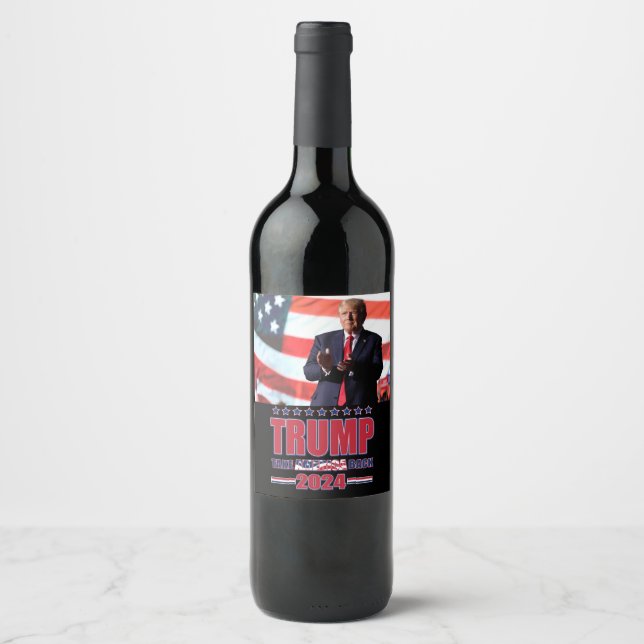 Trump Take America Back Wine Label (Front)