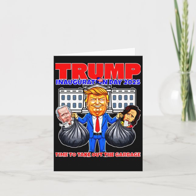 Trump Takes Out The Garbage  Card (Front)