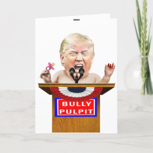 Trump Tantrum Birthday Card