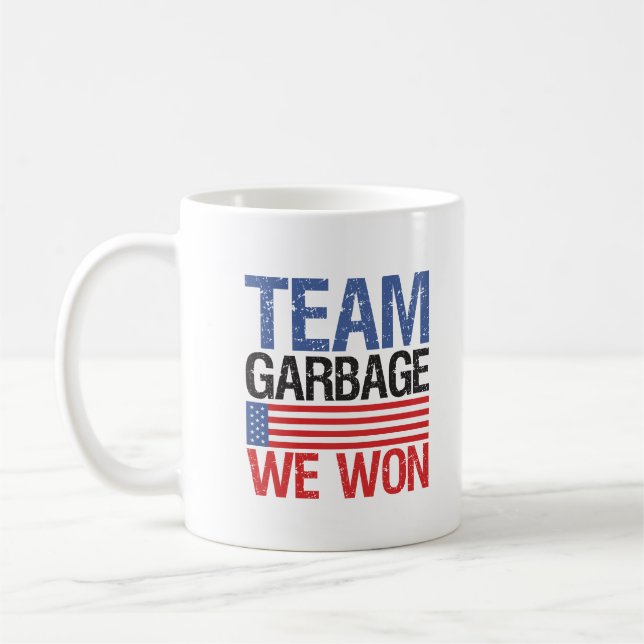 Trump - Team Garbage We Won Coffee Mug (Left)