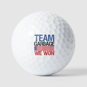 Trump - Team Garbage We Won Golf Balls