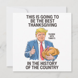 Trump Thanksgiving Holiday Card