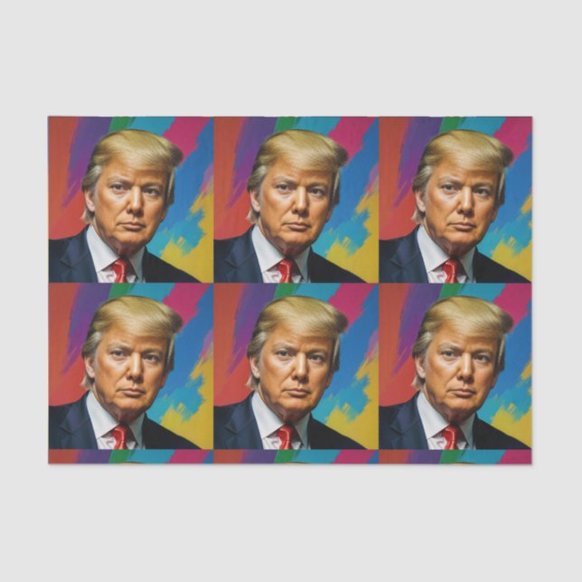 Trump the color tissue paper (Front)