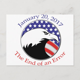 Trump: The End of an Error Postcard