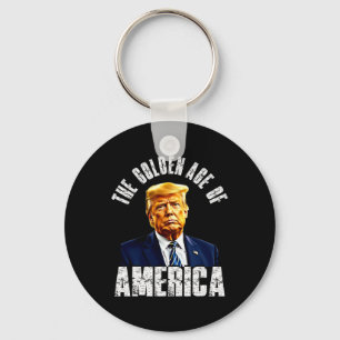 Trump The Golden Age Of America Trump's Famous Quo Keychain