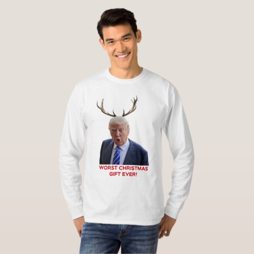 Trump the worst Christmas gift ever T_Shirt